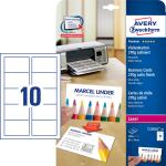 Zweckform C32026-10 10BL Visitenkarten Colour Laser Q&C