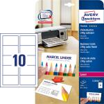 Zweckform C32026-25 PG=25Bl Visitenkarten Colour Laser...