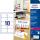 Zweckform C32026-25 PG=25Bl Visitenkarten Colour Laser Q&C