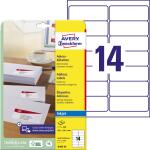 Zweckform Inkjet Etikett Schnelltrock. J816325  99.1x38.1 350ST