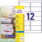 Zweckform J8177-25 Adress-Etiketten - 99,1 x 42,3 mm, weiß, 300 Etiketten/25 Blatt, permanent, für DIN lang Kuverts