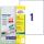 Zweckform J8867-5 Magnet-Schilder, 210 x 297 mm, spezialbeschichtet, 5 Blatt/5 Etiketten, weiß