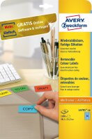 Zweckform L4791-20 Etiketten - 38,1 x 21,2 mm, blau,...