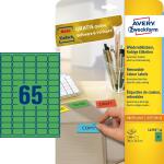 Zweckform L4792-20 Etiketten - 38,1 x 21,2 mm, grün,...