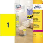 Zweckform L6006-25 Etiketten in Sonderfarben, 210 x 297...