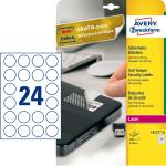 Zweckform L6112-20 Typenschild-Etikette D40mm wei