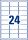Zweckform L6141-20 480St Universaletikett 63.5x33.9mm