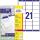 Zweckform L7160-40 Adress-Etiketten - 63,5 x 38,1 mm, weiß, 840 Etiketten/40 Blatt, permanent, für C6 Kuverts