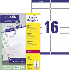 Zweckform L7162-100 Universaletikette 99,1x34 weiß