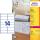 Zweckform L7163-100 Adress-Etiketten - 99,1 x 38,1 mm, weiß, 1.400 Etiketten/100 Blatt, permanent, für DIN lang Kuverts
