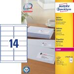 Zweckform L7163-250 3500St Adressetikett 99,1x38,1 weiß