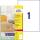 Zweckform L7567-25 Versand-Etiketten (A4, 25 Stück, 210 x 297 mm) 25 Blatt transparent