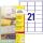 Zweckform L7560-25 525St Adressetikett 63.5x38.1 transp