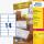 Zweckform LR7163-100 1400St Adressetikett 99,1x38,1 weiß