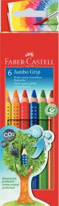 Faber Castell Buntstift Grip Jumbo 5,3 mm 6er Kartonetui