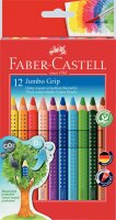 Faber Castell Buntstift Grip Jumbo 5,3 mm 12er Etui