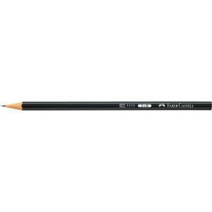 Faber Castell Bleistift 1111 2B schwarz