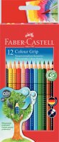 Faber Castell Buntstift Colour Grip 3,3 mm 12er Kartonetui
