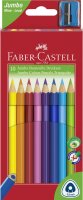 Faber Castell Buntstift Dreikant Jumbo 5,4 mm 10er Etui