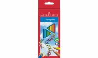 Faber Castell Buntstift Dreikant 3,0 mm 12er Kartonetui
