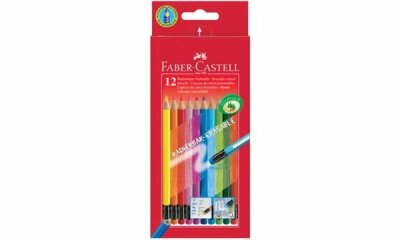 Faber Castell Buntstift radierbar 3,0 mm 12er Kartonetui