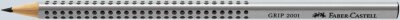 Faber Castell Bleistift Grip 2001 HB silber