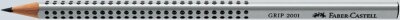 Faber Castell Bleistift Grip 2001 B silber