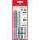 Faber Castell Bleistift Grip 2001 HB silber Rad+Spitzer