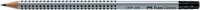 Faber Castell Bleistift Grip 2001 mit Gummitip HB silber