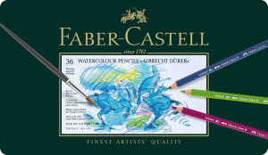 Faber Castell Aquarellstift A.Dürer 3,8 mm 36er Metalletui