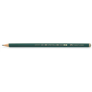 Faber Castell Bleistift 9000 4B grün