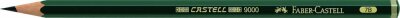 Faber Castell Bleistift 9000 7B grün