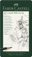 Faber Castell Bleistift 9000 12er 8B-2H grün 12er