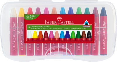 Faber Castell Wachsmalkreiden 20 mm x 120 mm Jumbo 12er Box