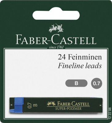Faber Castell Feinmine Super-Polymer 0,7 mm B 2 Minen