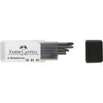 Faber Castell Zirkelminendose 2 mm Härte H 6er