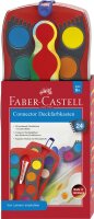 Faber Castell Farbkasten Connector 24 Farben mit DW rot