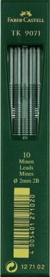 Faber Castell Fallmine TK 9071 2 mm Härtegrad 2B 10 Minen