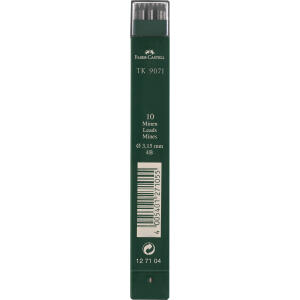 Faber Castell Fallmine TK 9071 3,15 mm Härtegrad 4B 10 Minen