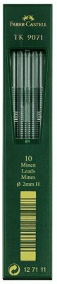 Faber Castell Fallmine TK 9071 2 mm Härtegrad H 10 Minen