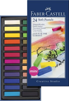 Faber Castell Softpastellkreiden 8 mm x 33 mm 24er