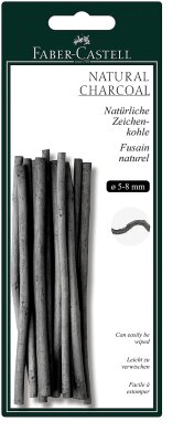 Faber Castell Zeichenkohle natürlich Pitt 6 mm x 95 mm