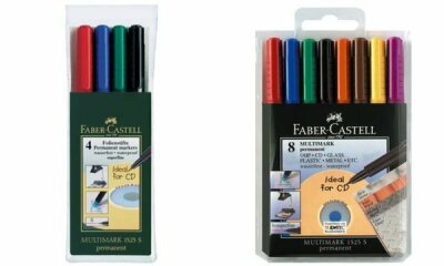 Faber Castell Marker Multimark permanent F 0,6 mm 8er Etui