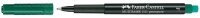 Faber Castell Marker Multimark permanent F 0,6 mm grün