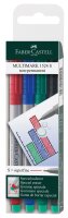 Faber Castell Marker Multimark non-perm S 0,4 mm 4er Etui