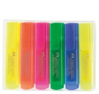 Faber Castell Textmarker TL 46 5, 2, 1 mm Superfluor 6er