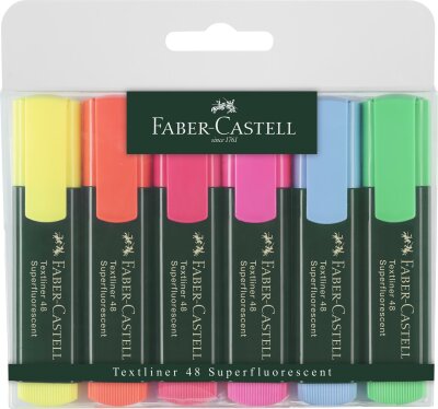 Faber Castell Textmarker TL 48 5, 2, 1 mm 6er Etui