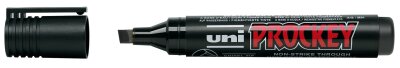 Faber Castell Marker UNI POSCA PROCKEY Keilspitze 3-6 schw