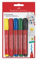 Faber Castell Textilmarker 5er