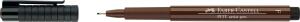Faber Castell Tuschestift Pitt Artist Pen F sepia,